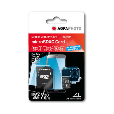 Carte Micro SD 256 Go E-Series, carte mémoire flash microSDXC UHS-I avec  adaptateur, 100 Mo / s, C10, U3, A1, V30, Full HD, 4K UHD, carte TF haute  vitesse