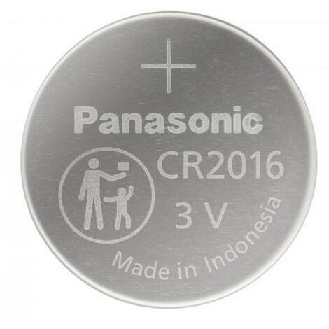 PANASONIC - 4 piles bouton CR2016 - 4 piles bouton Panasonic