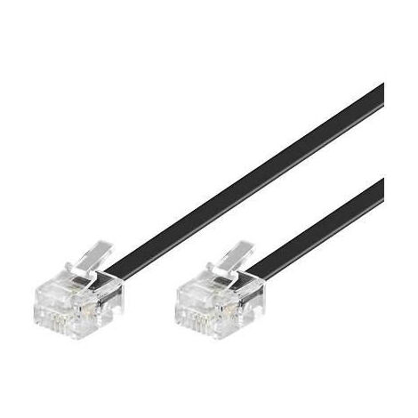 Microconnect Rj11 6p 4c - 2m - 2 M - Rj-11 - Rj-11 - Noir - Male 