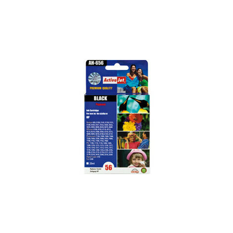 Activejet AH-656 - Encre à pigments - Noir - - HP DeskJet 450 - 450cbi - 450ci - 450wbt - 5100 - 5145 - 5150 - 5151 - 5160 - 5550 - 5551 - 5552 - 5650,... 1 pièce(s) - Impression à jet d'encre - Rende