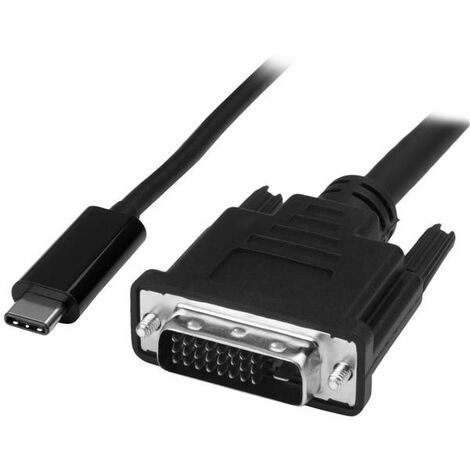 StarTech.com Câble adaptateur USB-C vers DVI-D de 2 m - 1920 x
