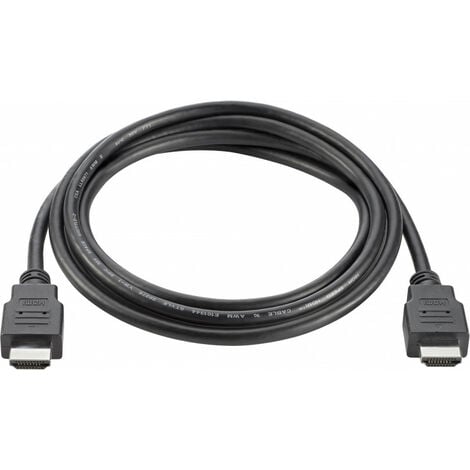 CABLE HDMI PLAT MALE/MALE COUDE 1,8M 