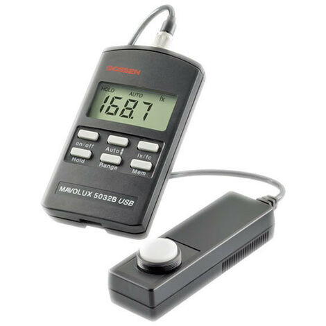 GOSSEN METRAWATT Gossen Mavolux 5032 C USB Beleuchtungsstärkemessgerät (M502N)