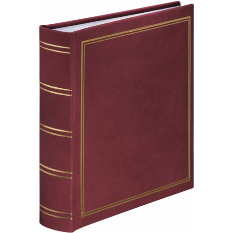 hama Album photo Londres, pour 200 photos au format 10 x 15 cm, bordeaux (00007165)