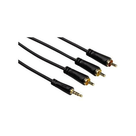 Adaptateur audio, 2 fiches RCA femelles - fiche DIN mâle 5 broches - Hama