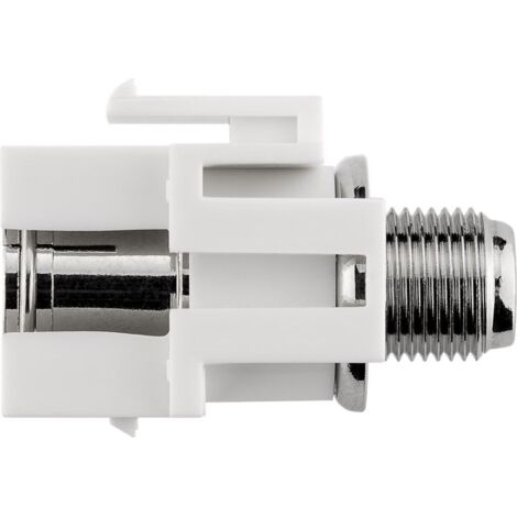 Module Keystone Prise F Femelle - Connexion Antenne/Satellite - Pour Panneaux Brassage Et Boîtiers