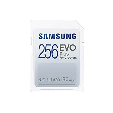 Samsung - Carte micro SD 256 Go EVO PLUS classe 10 100Mo/s avec
