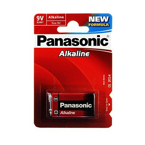 PANASONIC - Pile 9V 6LR61 Pro Power - 1 pile 6LR61 9V Panasonic