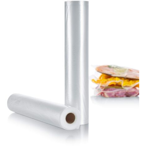 Rouleau Film Sous Vide Bestron 28 Cm X 5 M - Sans BPA, Congélation -40°C, Cuisson Micro-ondes, Réutilisable