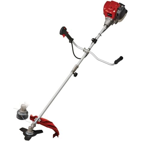 Einhell Débroussailleuse thermique GC-BC 36-4 S (puissance 1 kW, moteur 4 temps) Livré avec lame à 3 dents et bobine double fil