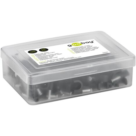 100 Rivets Push En Nylon Noir - 3 Mm, Amovibles Sans Outil, Pour Fixation Rapide De Panneaux (2-3 Mm D’épaisseur) - 11