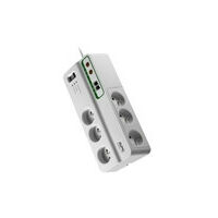 Multiprise 6 Prises avec Interrupteur APC PM6U-GR Blanc 2300 W