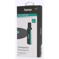 Kit Nettoyage Disques Vinyl Hama - Spray 100ml + Brosse Antistatique - Noir