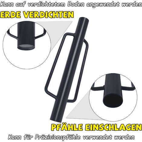 Handramme Für Zaunpfähle - 5.5kg Pfahlramme Aus Stahl