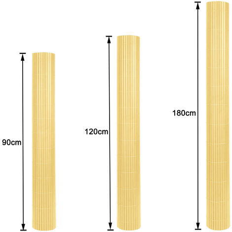 Froadp 180x1000cm PVC Sichtschutzmatte Sichtschutzzaun Windschutz