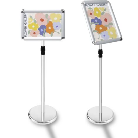 Kruodop 4-teiliges Metall-Staffelei Set, 10,2 Cm – Quadratischer Rahmen, Für Teller, Fotos, Bücher & Schilder