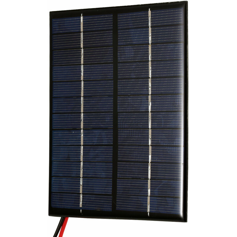 Panneau solaire Panneau solaire 2W 12V avec clips Cellule solaire en silicium  polycristallin DIY étanche Camping Portable Power Panneau solaire  Compatible pour la pompe de ventilateur de lampe de jard