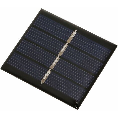 Petit panneau solaire, petit panneau solaire avec USB DIY imperméable à  l'eau en silicium monocristallin cellule solaire Camping Portable Power  Solar