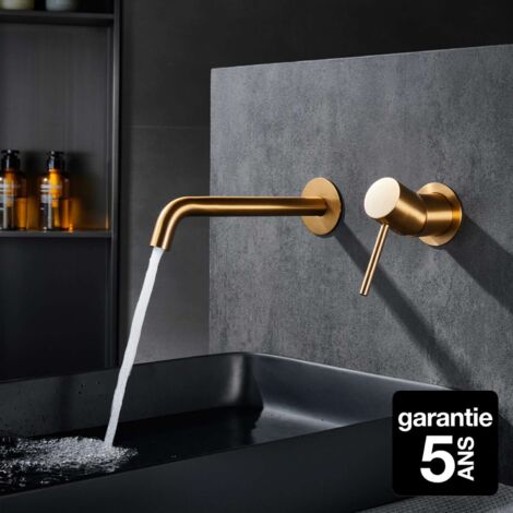 Monocommande Lavabo Encastré Monza Or Brossé Imex Imex Glm039 Oc