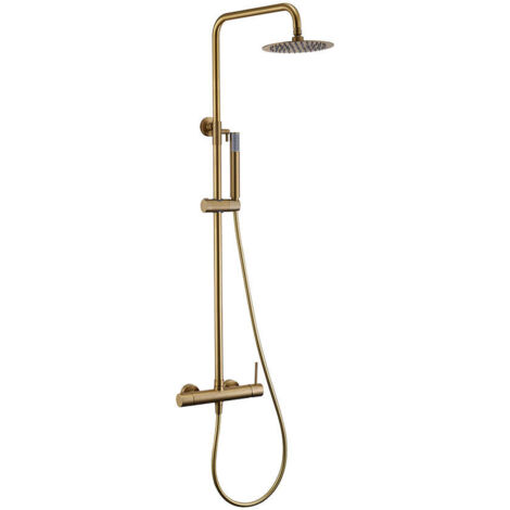 Ensemble De Douche Monocommande Monza Or Brossé Imex Imex Bdm039 Oc