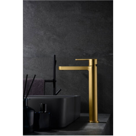 IMEX BDR001-3OC ROMA Monomando Lavabo Alto Oro Cepillado - ref: BDR001-3OC (1/5)
