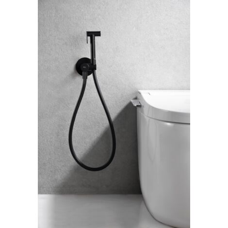 Robinet de bidet encastré avec un seul levier  Couleur noire [ IMEX® ] (1/2)