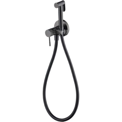 Robinet De Bidet Intégré Line Noir Gun Metal Imex Imex Rdd038 Bgm