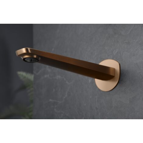 Robinet de lavabo encastré avec mitigeur  Modèle NAPLES  Couleur Or rose Finition en Or rose brossé [ IMEX® ] (1/3)