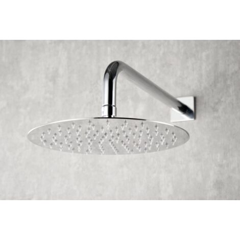 Ensemble de douche encastré avec thermostat  Modèle TÍBET  Couleur grise  Finition en chrome [ IMEX® ]