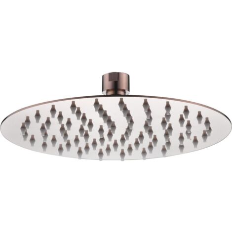 Grand pulvérisateur rond en acier inoxydable, pistolet chromé