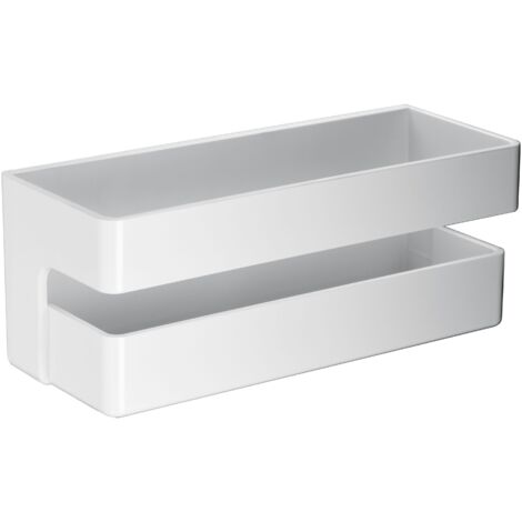 IMEX Porte-savon frontal en PVC finition blanc mat modele Imex-ABL006 (1/3)