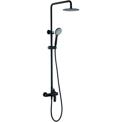 IMEX BDG040/NG URAL Grifo Monomando Conjunto de Ducha Telescópico Negro Mate - ref: BDG040/NG (1/3)