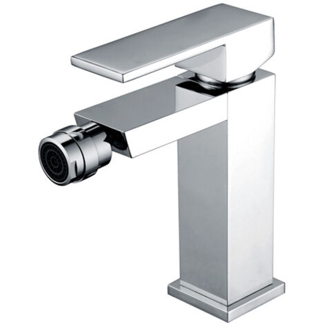 Robinet de bidet avec monocommande  Modèle VALENCIA  Couleur Gris  Finition en Chrome [ IMEX® ] (1/3)