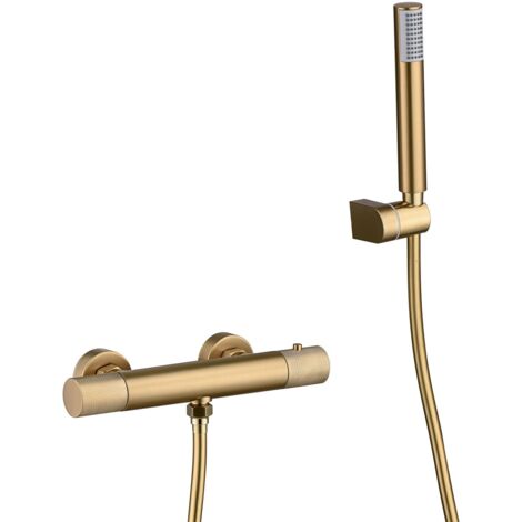 Mélangeur Thermostatique Douche Line Or Brossé Imex Imex Btd038 5oc