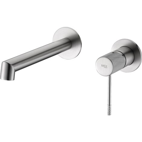 Monocommande Lavabo Encastré Line Nickel Brossé Imex Imex Gld038 Nq