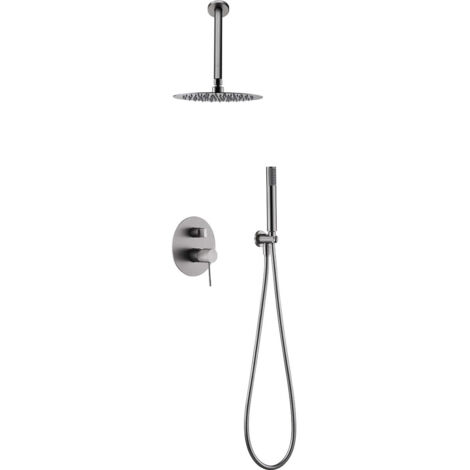 Ensemble De Douche Encastré Top Nickel Brossé Imex Imex Gpq038 Nq