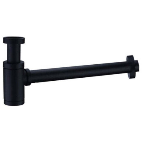 Siphon Rond Noir Mat Imex Imex Scl002 Ng