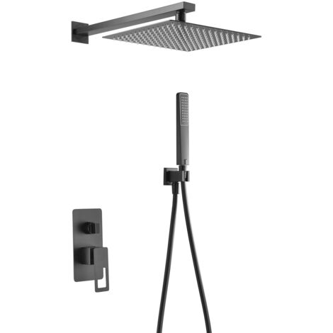Ensemble de Douche encastré Noir Mat - IMEX Suecia