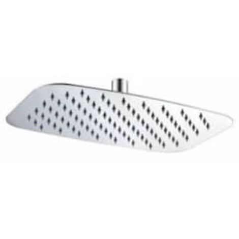 Pulvériseur de douche rectangulaire gris finition chrome 21x21 [IMEX®] (1/2)