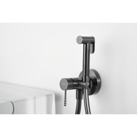 Rubinetto Per Bidet a Incasso Genova Nero Canna Di Fucile Imex Imex Rdg053 Bgm