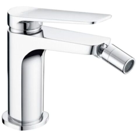 Rubinetto per bidet monocomando  Modello NAPOLI  Colore grigio  Finitura cromata [IMEX®]