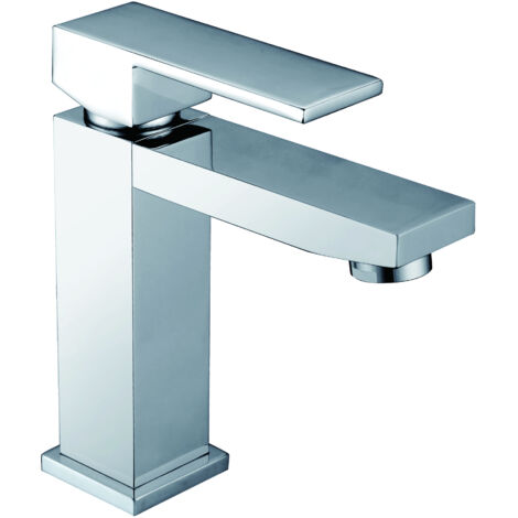 Rubinetto Lavabo Monocomando Napoli In Nero Gun Metal - ALMACEN DE LA CASA - Ottone/Zama Con Finitura PVD - Garanzia 5 Anni