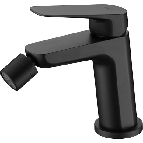 Rubinetto per bidet monocomando  Modello BELGIO  Colore nero  Finitura opaca [ IMEX® ] (1/2)