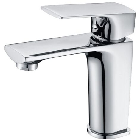 Rubinetto del lavabo monocomando  Modello BALI  Becco basso  Colore grigio con finitura cromata [IMEX®] (1/3)