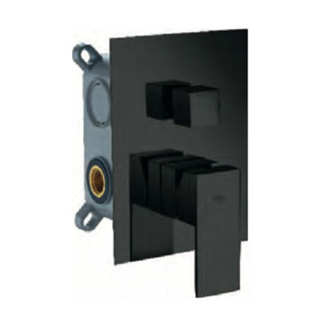 Rubinetto Incasso Doccia 2 Vías Nero Opaco Imex Imex Gsm02v Ng