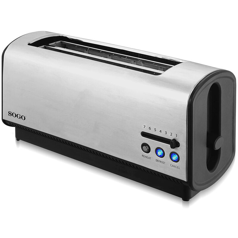 TOSTADORA INOX - 4 REBANADAS- 1200W