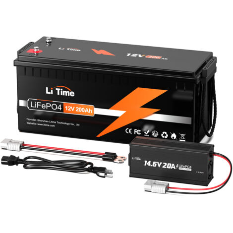 12V Lithium Akku Lader Dyness LiFePO4 Batterieladegerät 14,6V 20A - Intelligentes Ladegerät Für 12V Lithium Akkus Ladegerät 12v