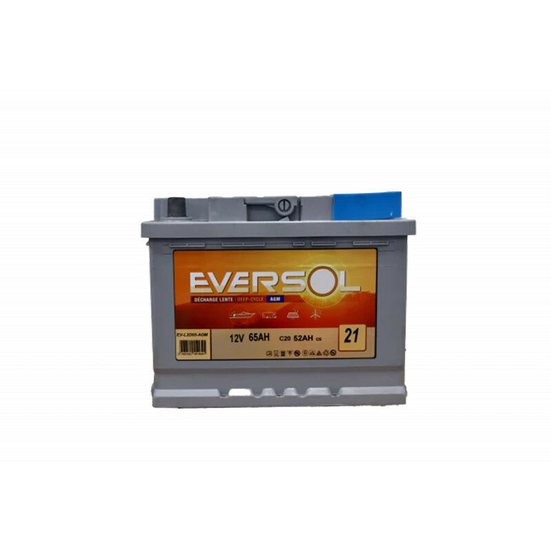 BATTERIE DECHARGE LENTE EVERSOL 100AH