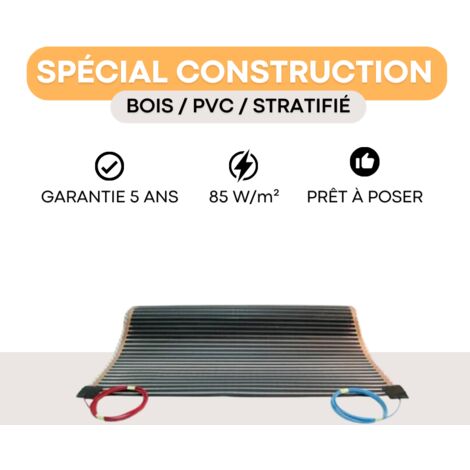 Film chauffant 85 W/m² - largeur 30 cm - longueur 7 m