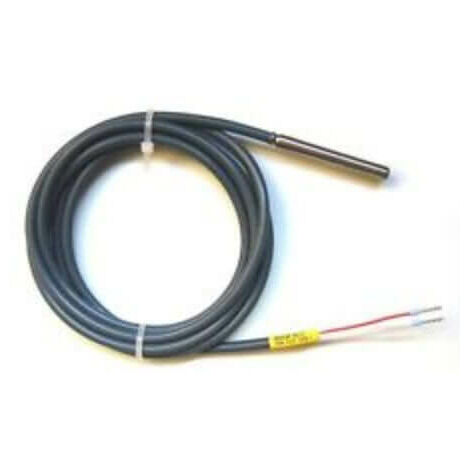 Sonde extérieure PT1000 – Indice de protection IP67 – Plage de température -50°C à +180°C – Longueur câble 2m pour installations solaires – Sorel